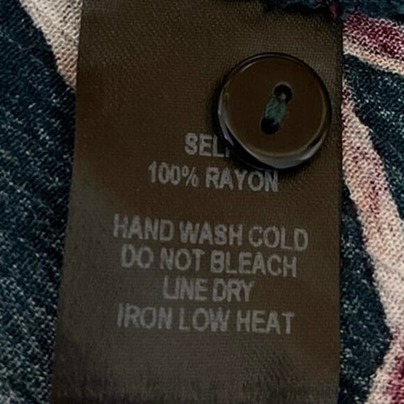 Lulus Green Multicolor Floral Deep V Neck Short Sleeve A Line Mini Dress Size XS - Picture 5 of 5